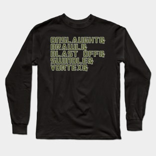 Combat Names Long Sleeve T-Shirt